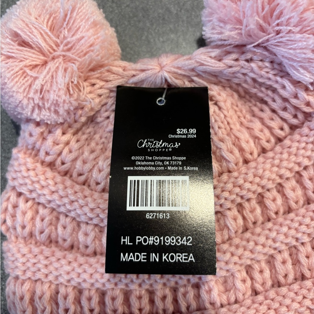 C.C Baby Indi Pink Double
Pom Beanie-NWT.‎ Knit Winter, warm - Picture 2 of 4